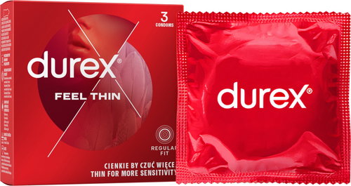 DUREX Feel Thin Classic 3 pcs - Condoms - Main image