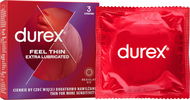 DUREX Feel Thin Extra Lubricated 3 pcs - Condoms