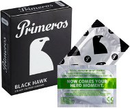 PRIMEROS Black Hawk kondómy čiernej farby, 3 ks - Kondómy