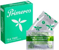 PRIMEROS Tea Tree kondomy s vůní čajovníku australského, 3 ks - Kondomy
