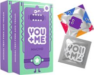 YOU ME Macho kondomy se stimulujícími vroubky, 2× 12 ks - Condoms