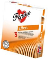 PEPINO Effect-  bordázott, 3db - Óvszer