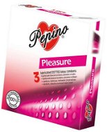 PEPINO Pleasure - bordázott, 3db - Óvszer