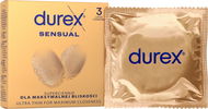 DUREX Sensual 3 ks - Kondómy