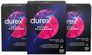 DUREX Mutual Pleasure 3× 20  ks - Kondomy