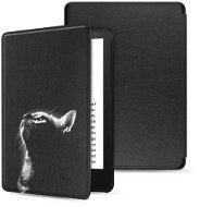 Tech-Protect Smartcase puzdro na Amazon Kindle 11 2022, black cat - Puzdro na čítačku kníh
