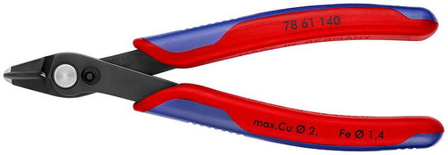 KNIPEX ELECTRONIC SUPER KNIPS® XL Electronics pliers 140 mm 78 61 140 - Cutting Pliers - Main image