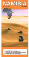 Namibia - přehledová mapa - Kniha
