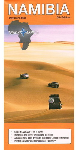 Namibia - přehledová mapa - Kniha - Main image