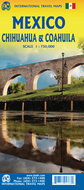 Mexico: Chihuahua & Coahuila States - přehledová mapa - Kniha