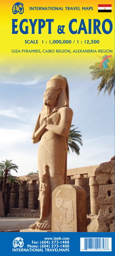 Egypt & Cairo - přehledová mapa - Kniha - Main image