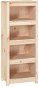 SHUMEE Knižnica 50 × 35 × 183 cm masívna borovica - Regál