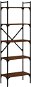 SHUMEE Knižnica s 5 policami hnedý dub 56 × 31,5 × 174 cm kompozit - Regál