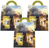 Knossos Dárková sada Olivové mýdlo zelené 100 g + skořice 100 g (3 sady) - Cosmetic Gift Set