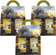 Knossos Dárková sada Olivové mýdlo bílé 100 g + borovice 100 g (3 sady) - Cosmetic Gift Set