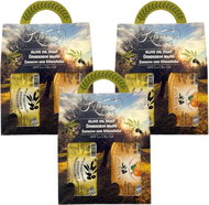 Knossos Dárková sada Olivové mýdlo bílé 100 g + pomeranč 100 g (3 sady) - Cosmetic Gift Set