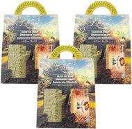 Knossos Dárková sada Olivové mýdlo zelené 100 g + argan 100 g (3 sady) - Cosmetic Gift Set