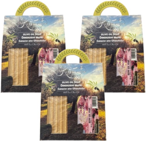 Knossos Dárková sada Olivové mýdlo s extraktem třešňového květu 100 g, 2 ks (3 sady) - Cosmetic Gift Set - Main image