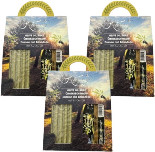 Knossos Dárková sada Olivové mýdlo s konopným olejem 100 g, 2 ks (3 sady) - Cosmetic Gift Set - Main image