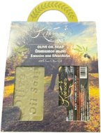 Knossos Dárková sada Olivové mýdlo zelené 100 g + s bentonitovou hlínou 100 g (3 sady) - Cosmetic Gift Set