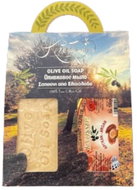 KNOSSOS Dárková sada Olivové mýdlo bílé 100 g + argan 100 g - Cosmetic Gift Set