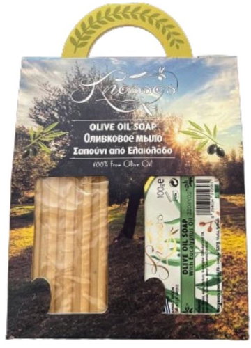 KNOSSOS Dárková sada Olivové mýdlo s eukalyptovým olejem 100 g, 2 ks - Cosmetic Gift Set - Main image