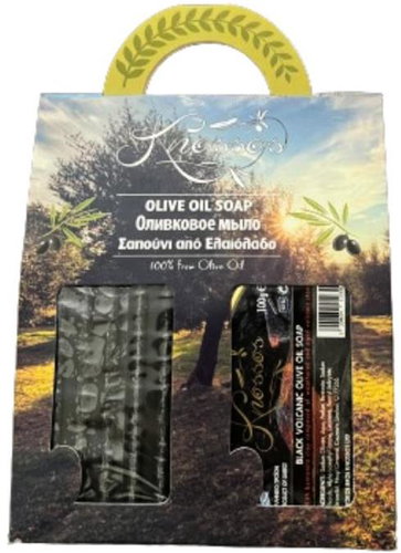KNOSSOS Dárková sada Olivové mýdlo s bentonitovou hlínou 100 g, 2 ks - Cosmetic Gift Set - Main image