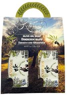 Knossos Dárková sada Olivové mýdlo s oslím mlékem 100 g, 2 ks - Cosmetic Gift Set