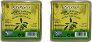 KNOSSOS Řecké olivové mýdlo přírodní zelené 200 g 2 ks  - Bar Soap