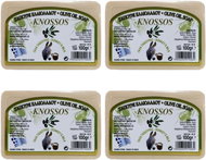 KNOSSOS Řecké olivové mýdlo s oslím mlékem 100 g 4 ks - Bar Soap