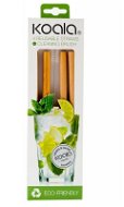 KOALA Straight Bamboo Straws with Cleaner, 4 pieces - Straw