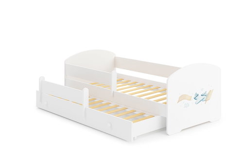 Kobi Luk II Pull-out bed 160 × 80 cm, airplane - Bed - Main image