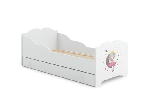 Kobi Anna Children's bed with drawer, 140 × 70 cm - Bed - Main image