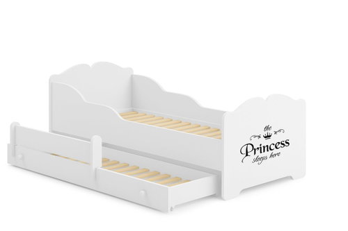 Kobi Anna Children's bed with drawer 160 × 80 cm, princess - Bed - Main image