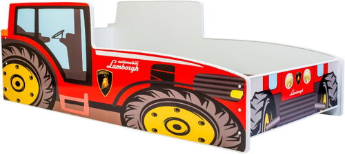 Kobi Children's bed 160 × 80 cm, tractor, red - Bed - Main image