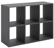 Kobi Loni Shelf 2 × 3, grey - Shelving Unit