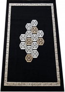 Kusový koberec Alfa černý 20 -150 × 210 cm - Koberec