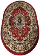 Kusový koberec Alfa červený 06 -150 × 210 cm ovál - Koberec