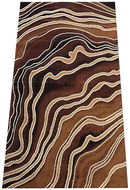 Kusový koberec Alfa hnědý 08 -40 × 60 cm - Koberec