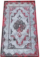 Kusový koberec Angora 02 šedočervený 120 × 170 cm - Koberec