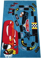 Dětský kusový koberec Cars modrý 120 × 170 cm - Koberec