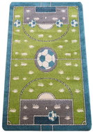 Dětský kusový koberec Fotbalové hřiště šedé 07 120 × 170 - Koberec