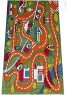 Dětský kusový koberec Ulice oranžový 08 -400 × 500 - Koberec