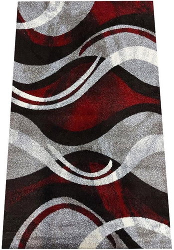 Kusový koberec Otto 01 Grey/red 200 × 290 cm - Koberec - Main image