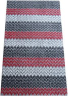 Kusový koberec Sherpa 01 šedočervený 160 × 220 cm - Koberec
