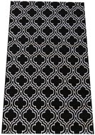 Kusový koberec Soho-01 bíločerný 80 × 150 cm - Koberec