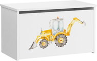Kobi Daria toy chest white 40 × 42 × 73 cm Tractor - Chest
