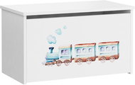 Kobi Daria toy chest white 42 × 40 × 73 cm Train - Chest