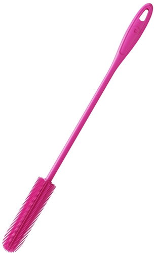 Kochblume SLIM Bottle Brush Pink - Brush for Cleaning Feeding Bottles - Main image