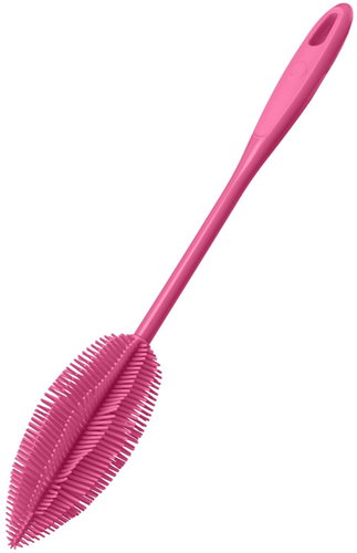 Kochblume UNI Bottle Brush, Pink - Brush for Cleaning Feeding Bottles - Main image
